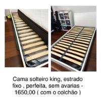 Cama Solteiro King - Estrado Fixo, usado comprar usado  Brasil 