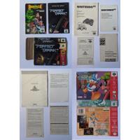 Lote Manual Original Snes Nintendo 64 Perfect Dark Rampage comprar usado  Brasil 