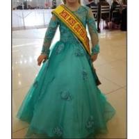 Vestido Longo Gala Festa Concurso Miss Infantil comprar usado  Brasil 