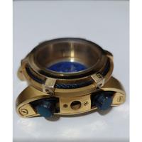 Caixa Do Invicta Bolt Zeus Aço Dourado Com Azul comprar usado  Brasil 