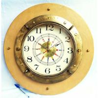 Relógio Quartz Vigia Navio U S A Western World Bronze Antiga, usado comprar usado  Brasil 