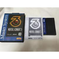 Master System : Mortal Kombat 3 Tectoy Caixa E Manual Repro, usado comprar usado  Brasil 