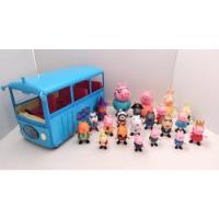 Peppa Pig Bonecos +ônibus Escolar Musical Portugues Original comprar usado  Brasil 