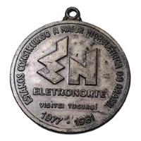 Medalha Antiga Eletronorte Hidrelétrica Tucuruí 1977-1981 comprar usado  Brasil 