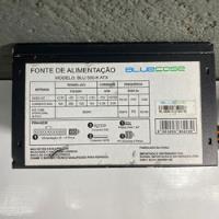 Fonte Real Bluecase Modelo: Blu 500-k Atx 24pinos 500w  comprar usado  Brasil 