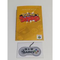 Pokémon Snap - Manual Original - Nintendo 64 comprar usado  Brasil 