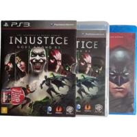 Jogo Injustice Ps3 Em Português + Blu-ray Liga Da Justiça comprar usado  Brasil 