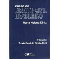 Livro Curso De Direito Civil Brasileiro - Vol. 01 - Teoria Do Direito Civil - Maria Helena Diniz [1997] comprar usado  Brasil 