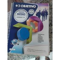 Kit Cadernos Apostila Resumo Objetivo 1° Série Ensino Médio  comprar usado  Brasil 