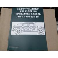 Usado, Manual De Operações Hummer Hmmwv M1113 1114 1151 1152 1165 7 comprar usado  Brasil 