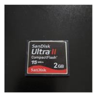 Usado, Compact Flash Sandisk 2gb Ultra2 15mb/s Cf 50 Pinos Original comprar usado  Brasil 