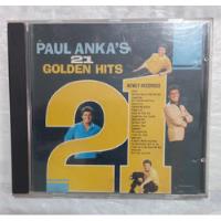 Cd Paul Anka - 21 Golden Hits  comprar usado  Brasil 
