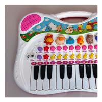 Piano Musical Animal Teclado Infantil Rosa Gravador Sons Bra comprar usado  Brasil 