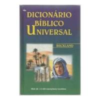 Usado, Livro Dicionário Bíblico Universal - A. R. Buckland [2001] comprar usado  Brasil 