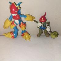 Miniatura Bonecos Digimon Flamedramon + Pinocchimon comprar usado  Brasil 