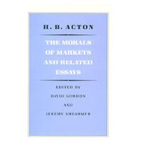 Livro The Morals Of Markets And Related Essays De H. B. Acton Pela Não Encontrada (2023) comprar usado  Brasil 