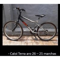 Usado, Bicicleta Bike Caloi Terra Aro 26 21 Marchas comprar usado  Brasil 