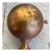 Esfera Pinha Bronze Usada Corrimão Bengala Cama Bola Antiga comprar usado  Brasil 
