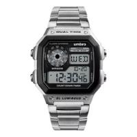 Relógio Umbro Masculino Digital Horamundi Prateado Umb-202-s comprar usado  Brasil 
