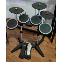 Bateria Rock Band Wii, Completa, Com 3 Cymbals E Pedal Duplo comprar usado  Brasil 