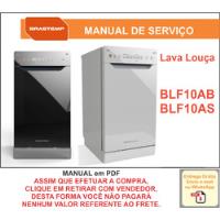 Manual Técnico Serviço Lava Louça Brastemp Blf10 comprar usado  Brasil 