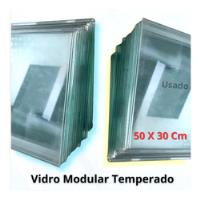 Vidro Modulado 4mm Temperado 0,30x0,50m Incolor Kit 8 Peças, usado comprar usado  Brasil 