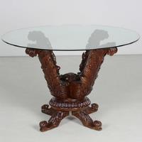 mesa redonda vidro comprar usado  Brasil 