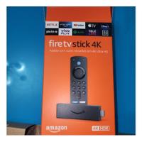 Usado, Amazon Fire Tv Stick 4k 8gb Preto Com 1.5gb De Memória Ram comprar usado  Brasil 