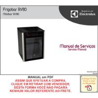 Manual Técnico De Serviço Frigobar Electrolux Rv80 comprar usado  Brasil 