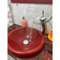 Pia Vermelha Para Banheiro De Luxo Completa comprar usado  Brasil 