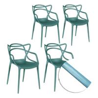 4 Cadeiras De Jantar Allegra Verde Mostruário No Estado comprar usado  Brasil 