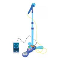 Brinquedo Microfone Infantil Pedestal E Luzes Importway Azul, usado comprar usado  Brasil 