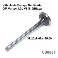 Válvula De Escape Retificada Gm Vortec 4.3l V6 S10/blazer comprar usado  Brasil 