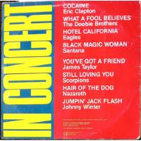 Lp In Concert Clapton Doobie Santana Scorpions 1987 Globo , usado comprar usado  Brasil 