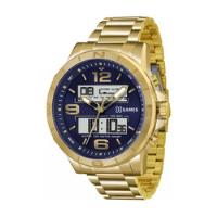 Usado, Relógio X-games Masculino Xmgsa003 D2kx Dourado Azul comprar usado  Brasil 