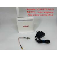 Roteador Wi-fi 3g/4g Zte Mf253l + Adap. P/ Ant. Rural Desb., usado comprar usado  Brasil 
