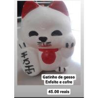 Cofre  De Gesso - Modelo Gato Da Sorte -sabedoria  (japonês) comprar usado  Brasil 