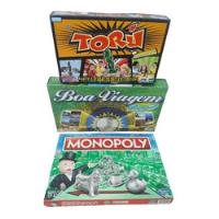 Jogo Tabuleiro Monopoly Hasbro, Boa Viagem E Torú Hasbro comprar usado  Brasil 