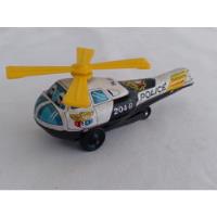 Brinquedo Antigo Helicóptero Police De Lata Do Japão Anos 60 comprar usado  Brasil 