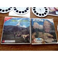 View Master 2 Refil 6 Cartelas Usa Zion Park + Switzerland  comprar usado  Brasil 