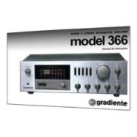 Manual Do Amplificador Gradiente Model 366 Em Pdf comprar usado  Brasil 