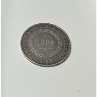 Moeda 1000 Réis - Petrus Ii Antiga 1850 comprar usado  Brasil 