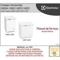 Manual De Serviço Freezer Electrolux H160, H162, H220, H222 comprar usado  Brasil 