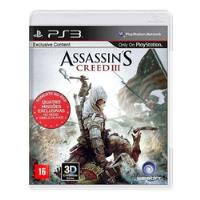 Jogo Assassins Creed Iii 3 Seminovo Ps3 Usado comprar usado  Brasil 