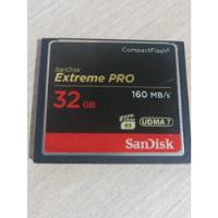 Cartão De Memoria Sandisk Extreme Compact Flash 32gb 160mb/s comprar usado  Brasil 