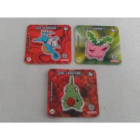   Tazos Jo - Kén Pokémon - Coleção Cartas Elma Chips C/ 03 comprar usado  Brasil 