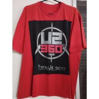 Camiseta U2 - 360° Tour - Brasil 2011 (vermelha E Preta) comprar usado  Brasil 