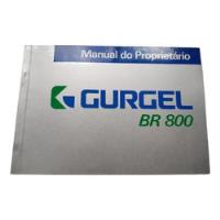 Manual Gurgel Br800 Original Novo comprar usado  Brasil 