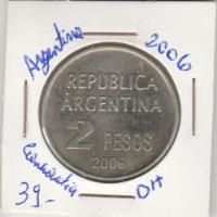 Argentina,2 Pesos De 2006, Direitos Humanos comprar usado  Brasil 