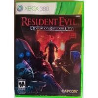 Jogo Resident Evil Operation Raccoon City Original Xbox360cd comprar usado  Brasil 
